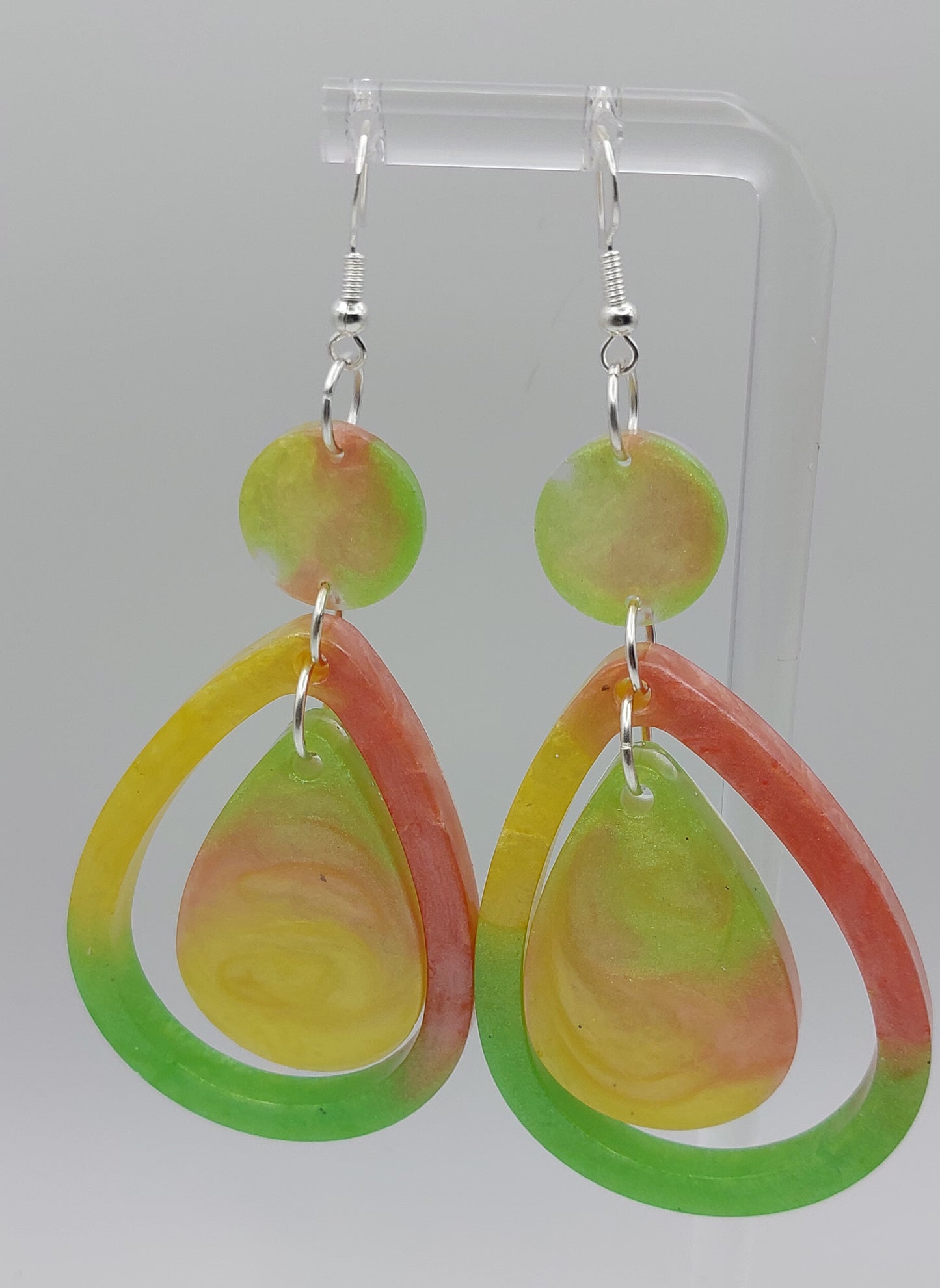 Swirl Teardrop Dangles