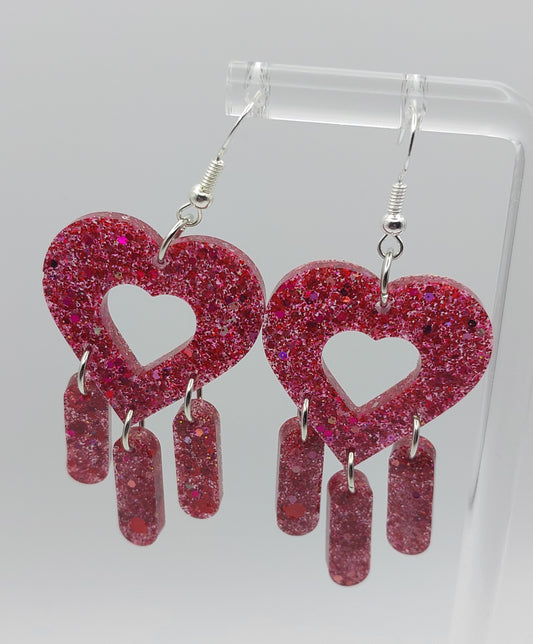 Sparkle Drop Hearts