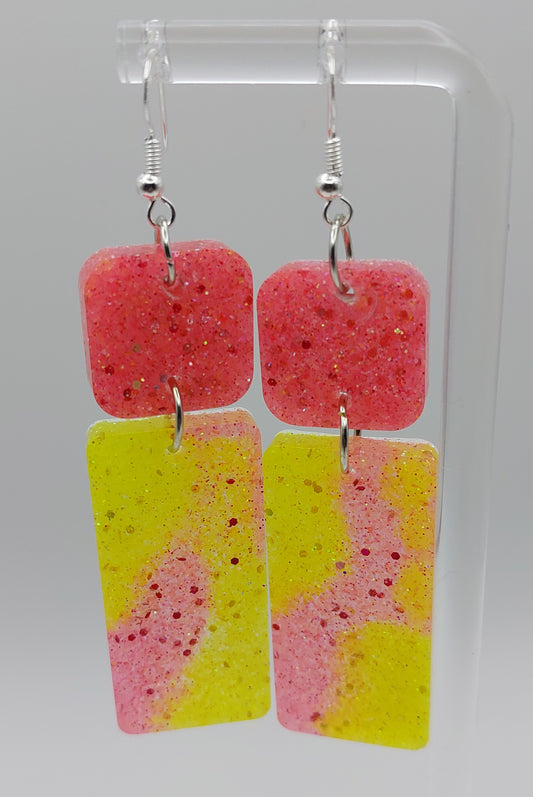 Sunset Swirl Dangles