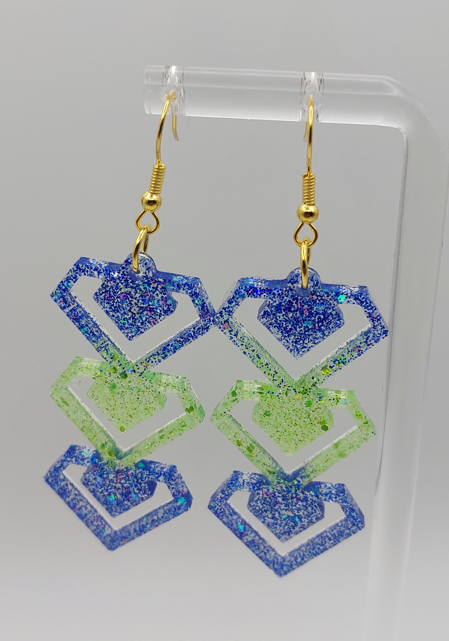 Stacked Diamond Drops