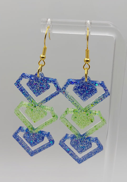 Stacked Diamond Drops