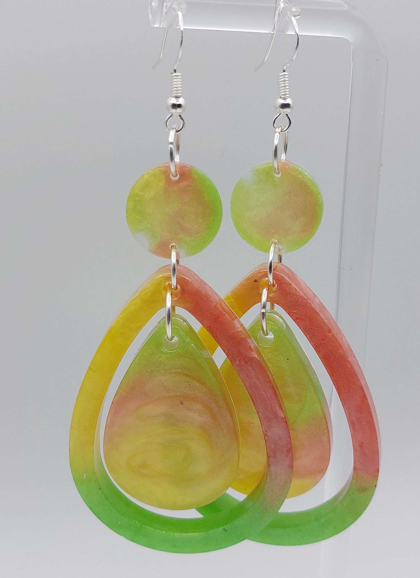 Swirl Teardrop Dangles