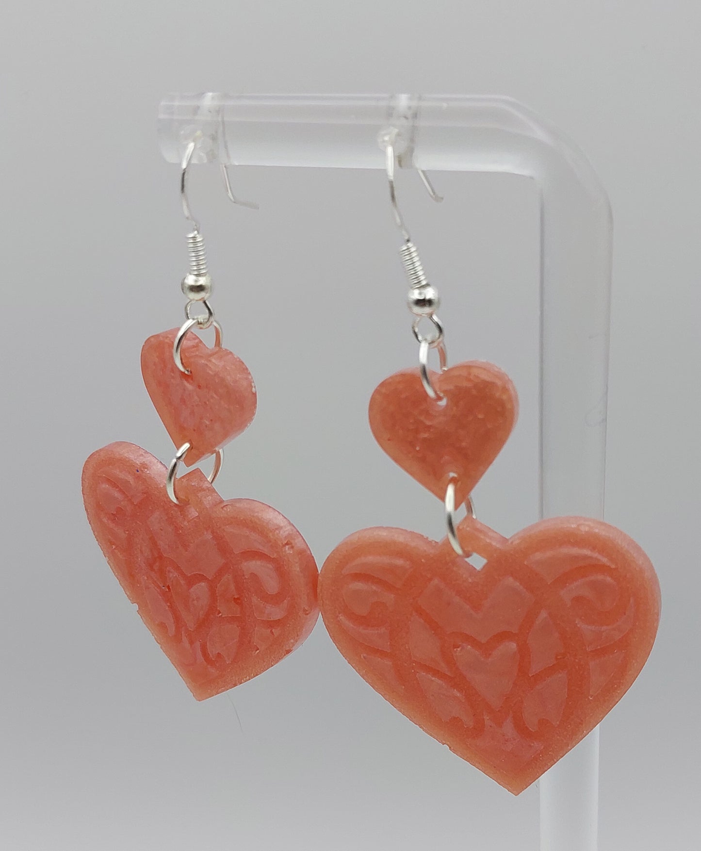 Prism Knots -Coral Peach