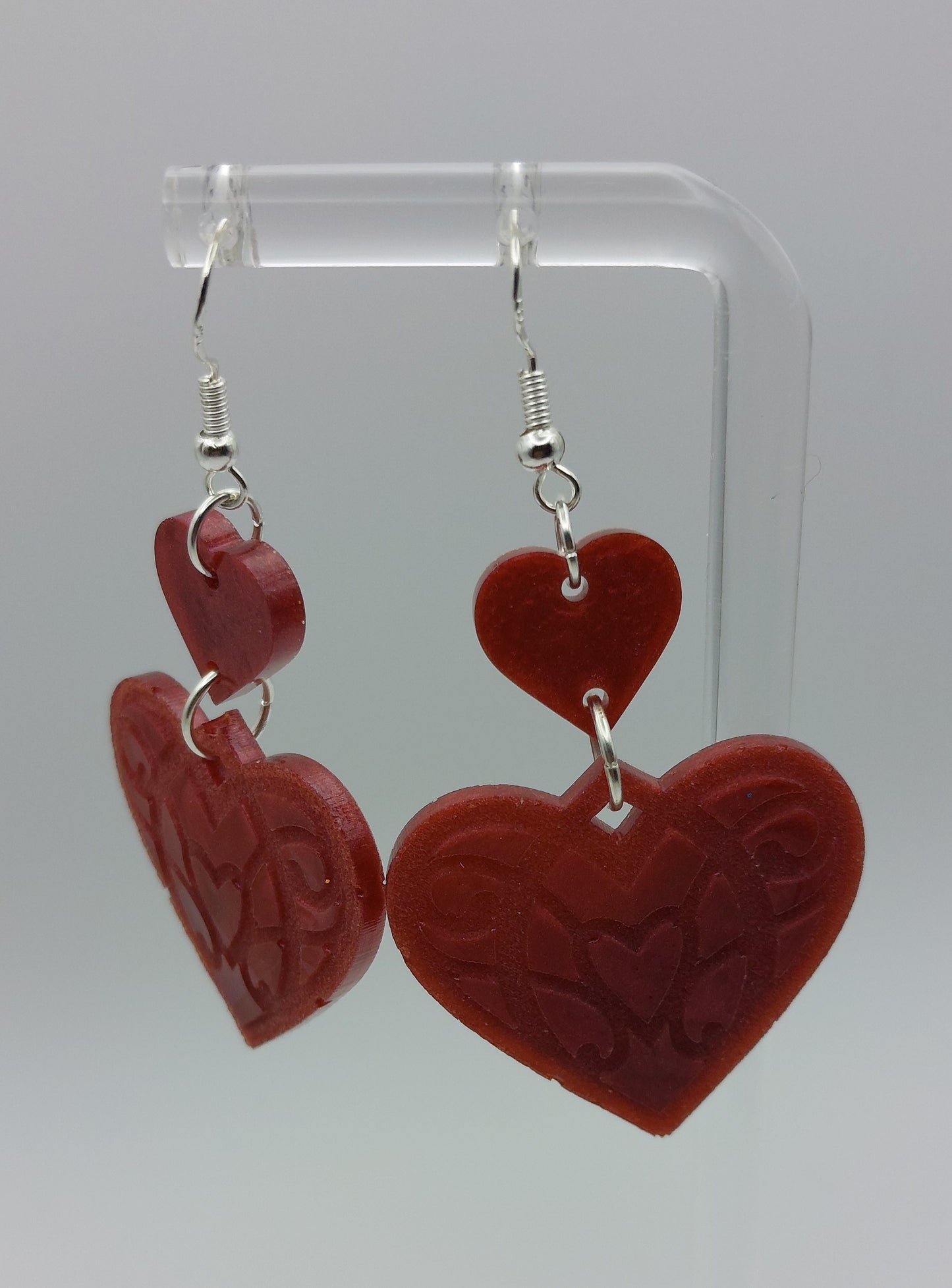 Prism Knots- Dark Red