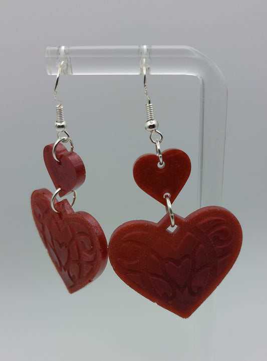 Prism Knots- Dark Red