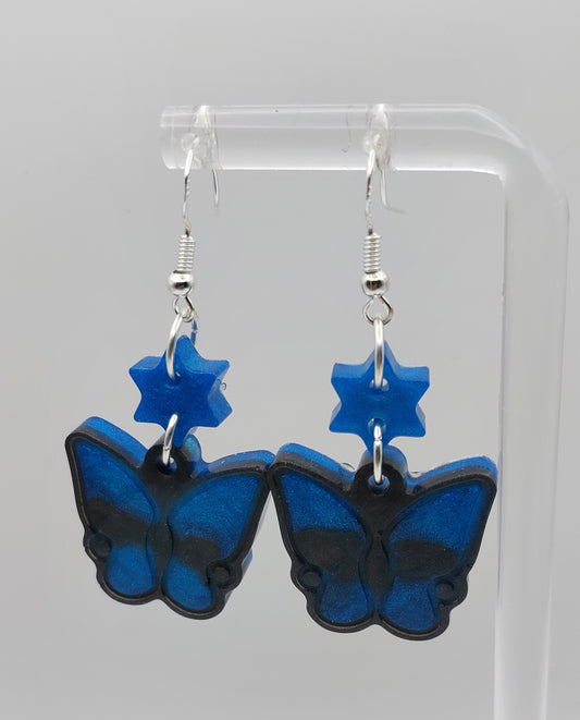 Artsy Flutters- Blue Small